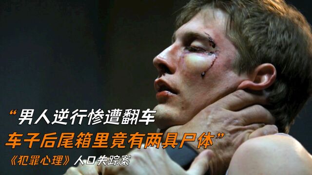 男人逆行却惨遭翻车,车子后尾箱里竟然有两具尸体《犯罪心理》