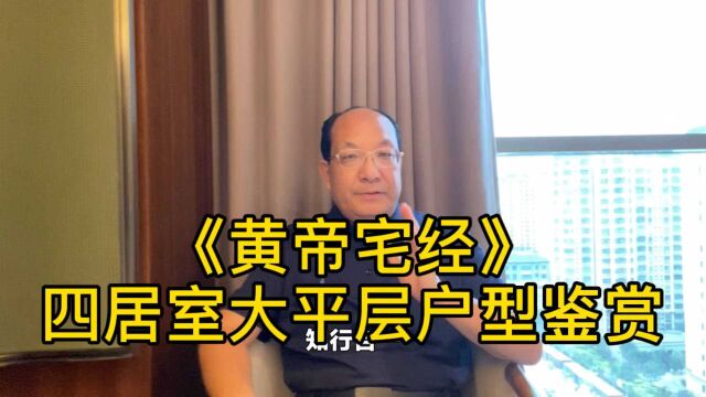 《黄帝宅经》买房选楼方法,四居室大平层户型鉴赏