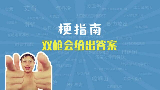 双枪会给出答案是什么梗【梗指南】