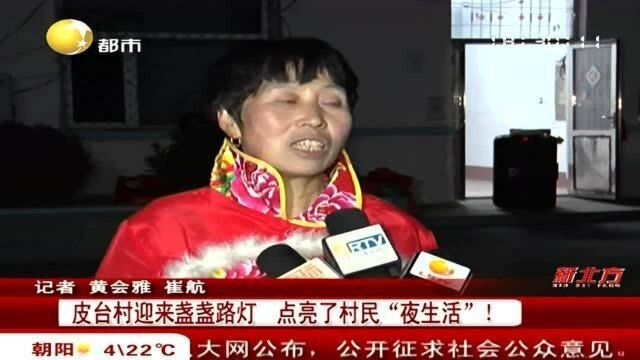 沈阳:皮台村迎来盏盏路灯,点亮了村民“夜生活”!