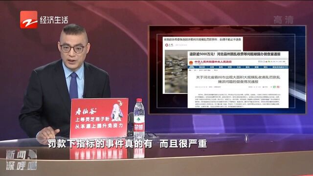 河北霸州因乱收费等问题被国办督查室通报