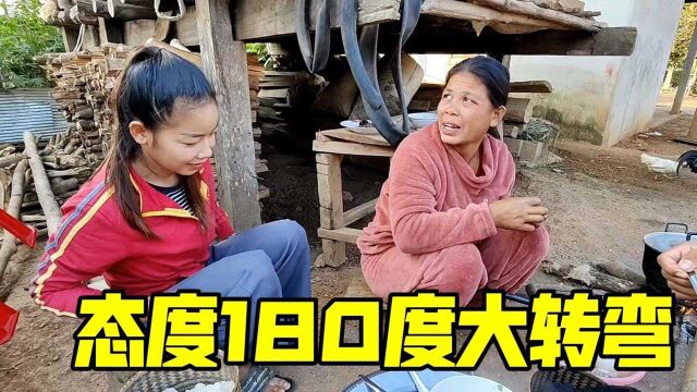 中国女婿买了块蛇肉,给老挝小姨子馋坏了,一到家就围着我