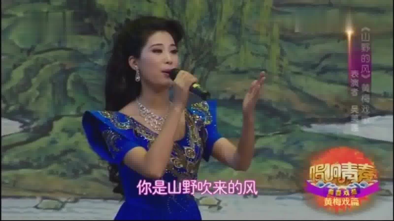 黄梅戏歌《山野的风》演唱:吴美莲