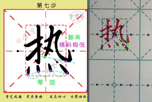 热2 二一卜 字