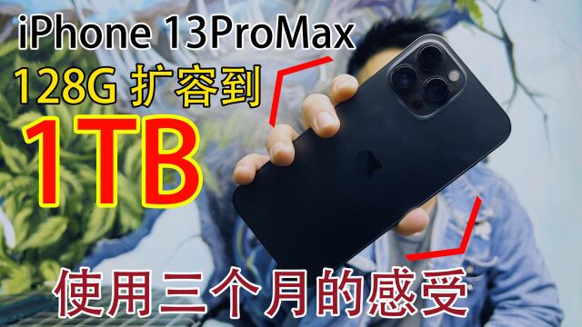 苹果公司血亏,我把苹果13ProMax从128G扩到1T,四舍五入净赚4000