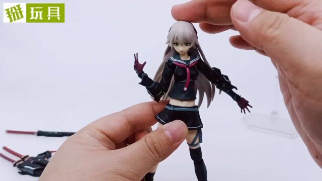 终于出了!祖国版figma重装女子高生壹可动手办评测!掰玩具855期