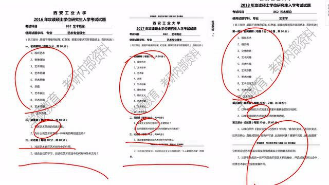 【择校指南】西安工业大学2022年“艺术设计”、“美术”、硕士研究生招生专业目录!(文末有密训链接)