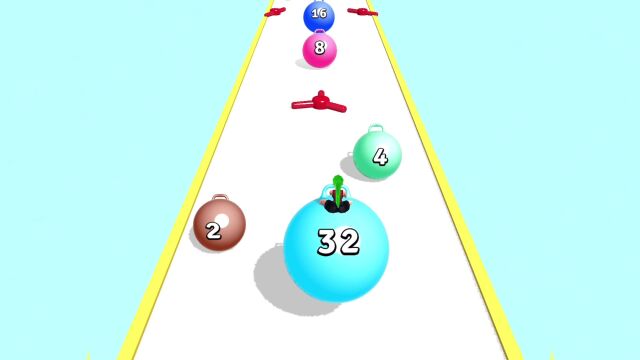 球球跑酷:今天我要挑战合成比2048更大的球球!