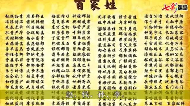 一年级语文下册:《识字2.姓氏歌》朗读课文,视频详细讲解课文,电子课本,教学设计,生字拼音组词,词语学习,同步练习