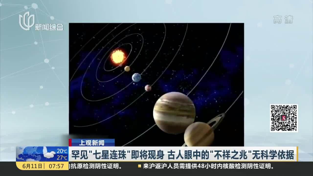 罕见“七星连珠”即将现身 古人眼中的“不祥之兆”无科学依据