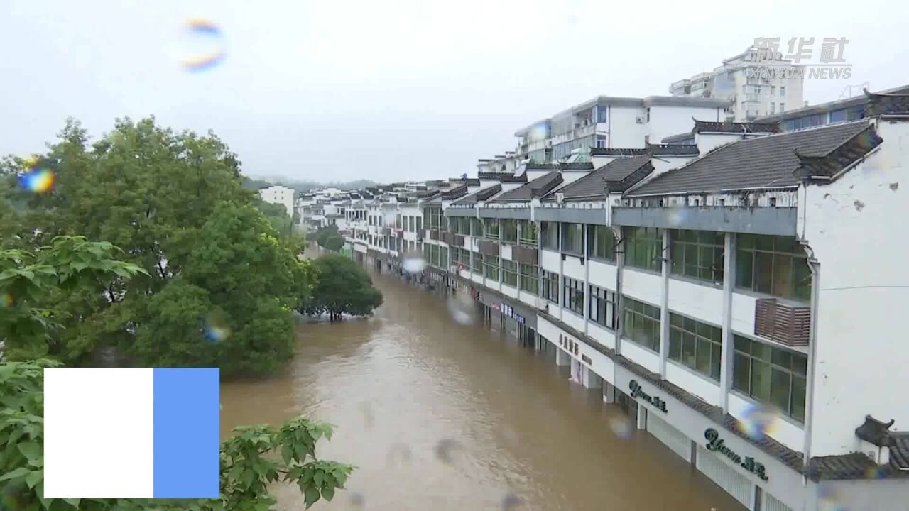 江西婺源:因强降雨关闭的景区陆续恢复运营