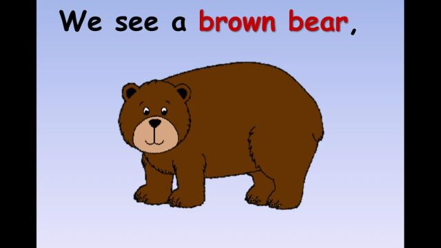 【1】Brown Bear, Brown Bear, What Do You See  Read Aloud Story