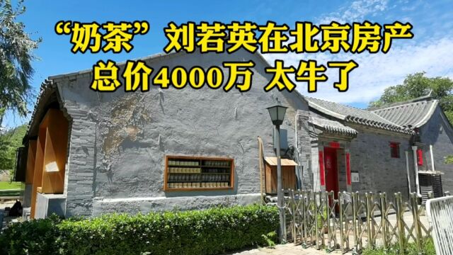 刘若英在北京前门附近开的书店,4000万购买现在价格翻倍,开眼了