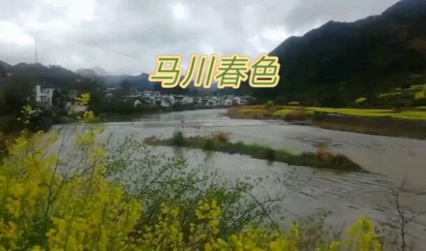 安徽省,歙县杞梓里,齐武,马川春色,美不胜收.