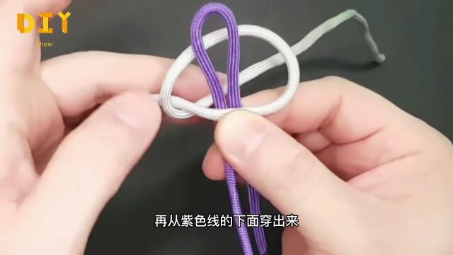 「编绳DIY」用伞绳编漂亮的“双向平结”