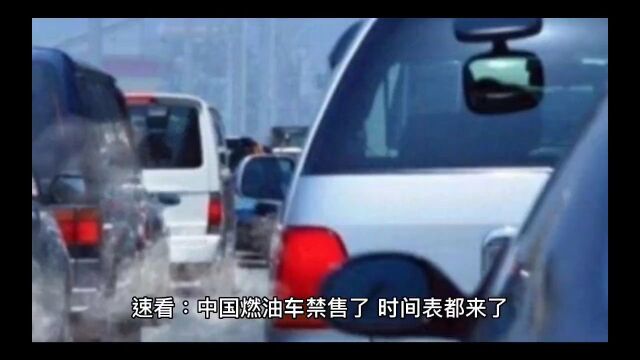 全面禁售燃油车”时间表出炉,你的车还能开多久?