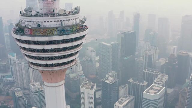 拉远景才知道电视塔有多高