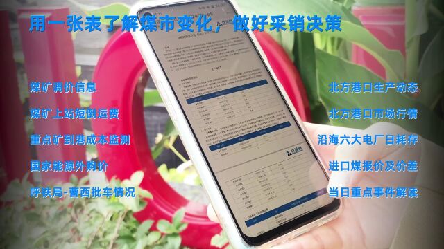 找煤网推出《资讯日报》按天订阅服务,确保您每次的煤炭采销决策都有数据支撑