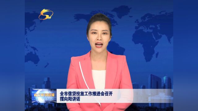 全市信贷投放工作推进会召开 摆向阳讲话