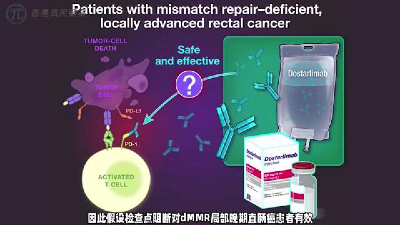 Jemperli dostarlimab gxly 可用于dMMR局部晚期直肠癌其说明书详解 腾讯视频