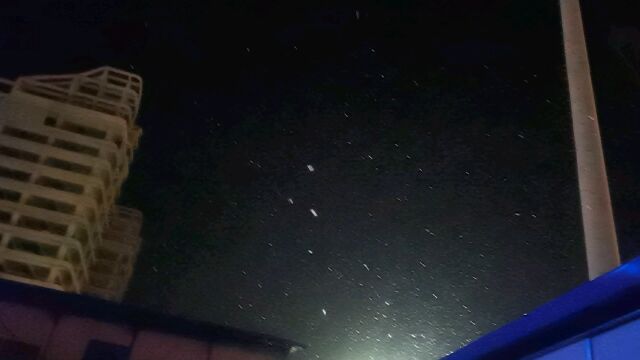 2012年12月16早上6点潍坊第一场大雪