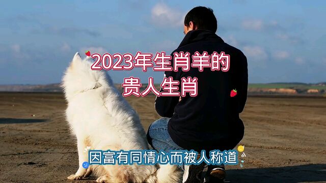 2023年生肖羊的贵人生肖