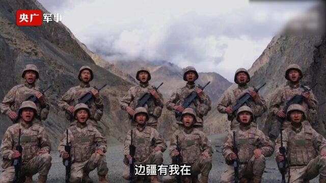 气壮山河!边防官兵在雪域高原送新年祝福:边疆有我在 请祖国放心