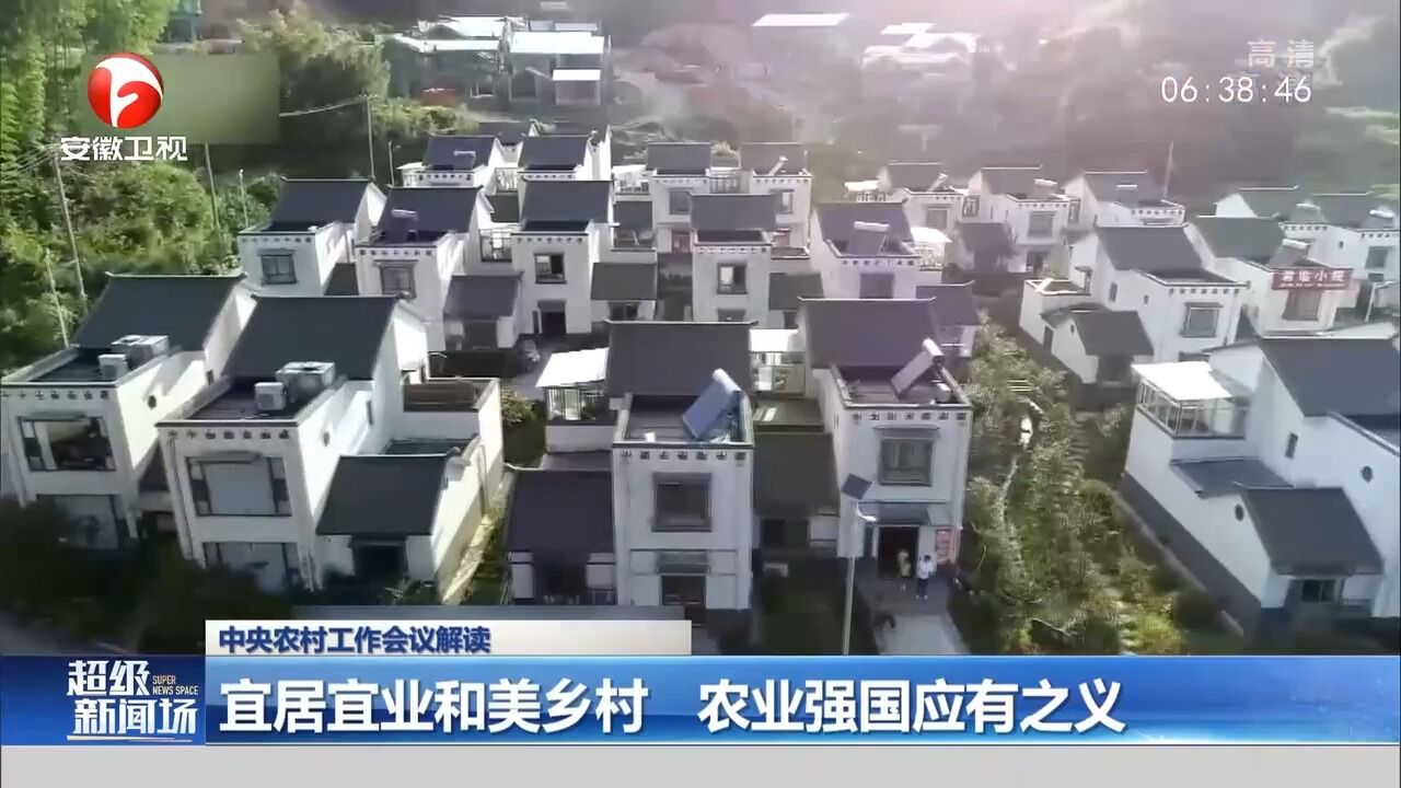 中央农村工作会议解读:建设农业强国,明确三项重点任务