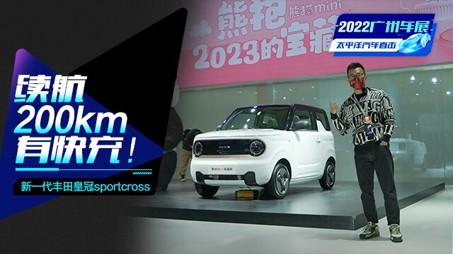 续航200km,还有快充,熊猫mini萌翻广州车展!定价多少你会心动