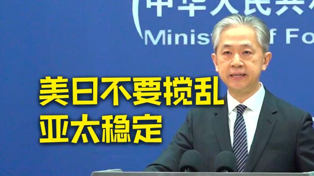 美日“2+2”会谈联合声明称中国为地区“最大挑战” 外交部回应