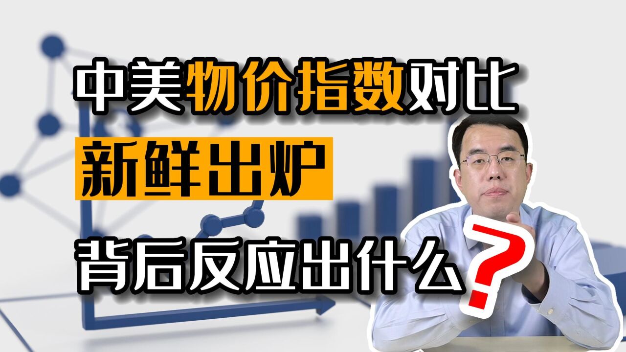 最新12月CPI数据出炉!中美物价指数对比的背后反映了什么?