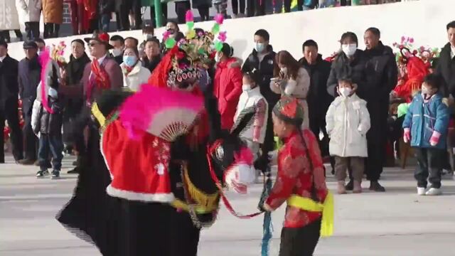 和政:锣鼓声声传喜庆 秧歌闹春春意浓