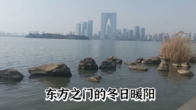 东方之门的冬日暖阳