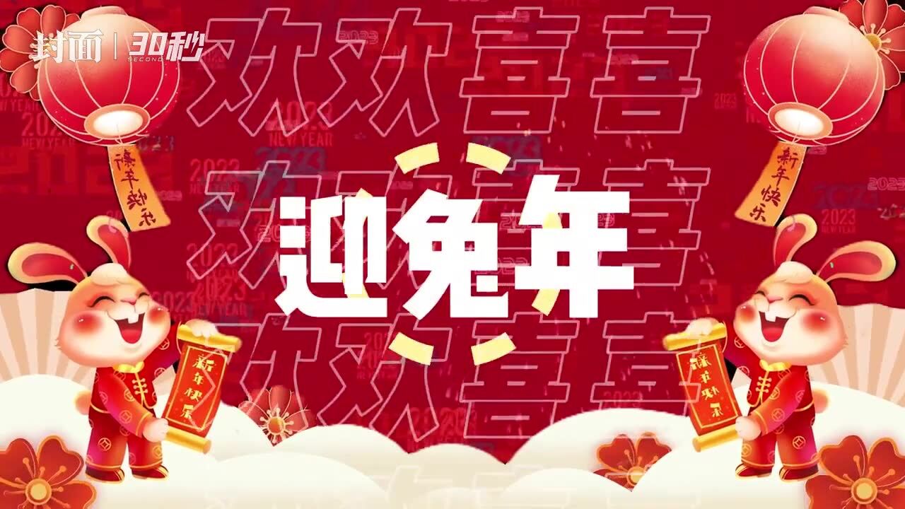 “兔”个吉利,2023年祝你!