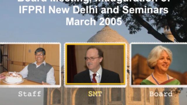 IFPRI Board Meeting New Delhi2005BOARD