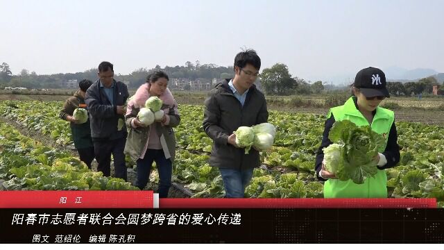 阳春市志愿者联合会圆梦跨省的爱心传递