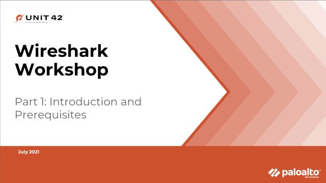 Wireshark Workshop Part 1 Introduction and Prerequisites