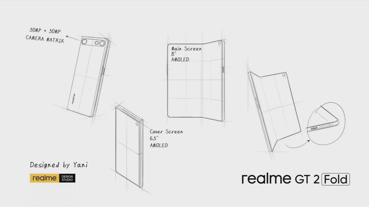 realme全球副总裁预热折叠屏新机,或有两种不同形态!