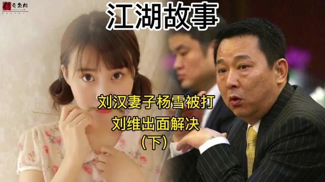 江湖纪实刘汉妻子杨雪被打刘维出面解决#江湖故事 #真实案件记录 #人物故事 #社会百态 #真实事件