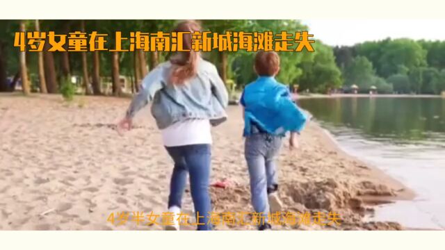 关注走失女童:南汇新城海滩搜救持续进行