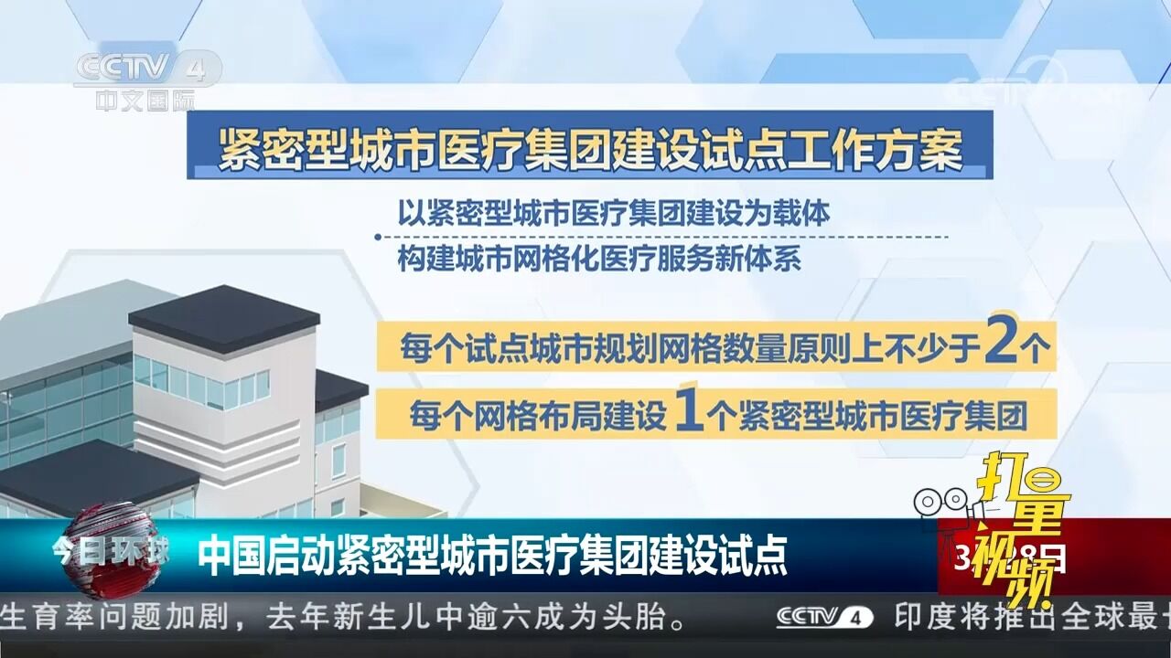 为加快完善分级诊疗体系,中国启动紧密型城市医疗集团建设试点