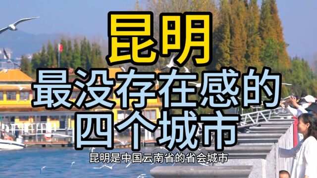 昆明最没存在感的四个区这几个城市经济发展滞后在当地没有什么名气存在感较低