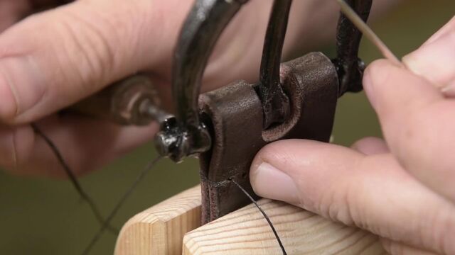 Making a forged belt buckle and leather belt