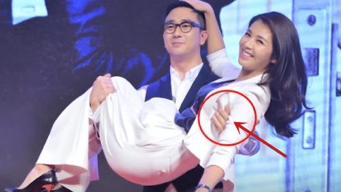 刘涛被王自健公主抱，注意他的手放在哪？网友：真实人品瞬间暴露
