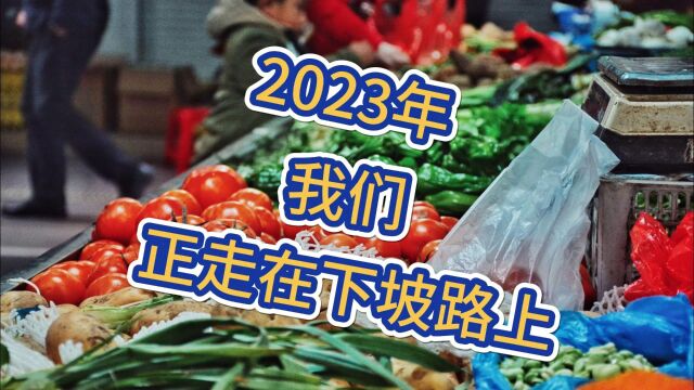 2023我们正走在下坡路上,你感受到了吗