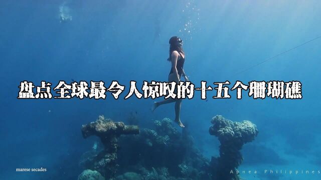 盘点全球最令人惊叹的十五个珊瑚礁