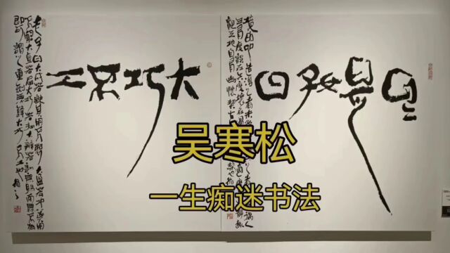 艺术家客厅丨吴寒松 谈书法创作 2023年10月12日,徐之腾拍于上海美仑美奂酒店.