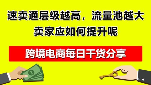 2.速卖通层级越高,流量池越大,卖家应如何提升呢?