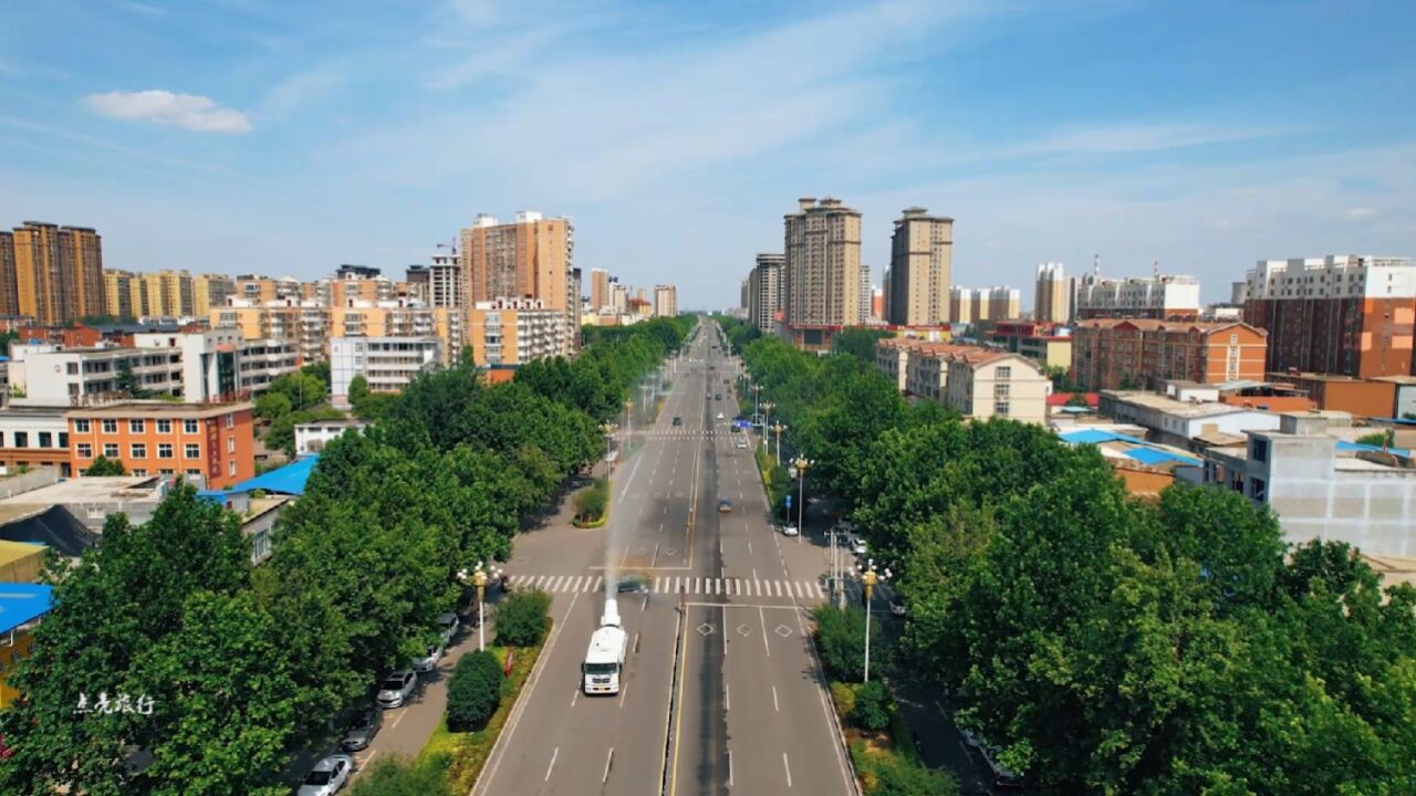 平顶山叶县文化路美丽街景