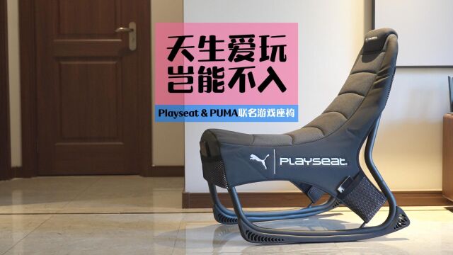 天生爱玩,岂能不入,Playseat PUMA游戏椅